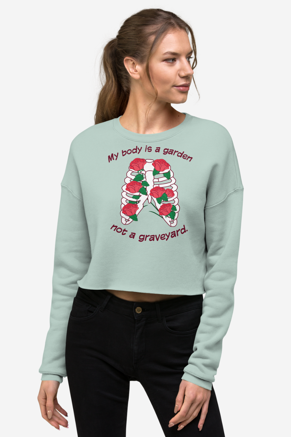 Not A Graveyard Crop Sweatshirt