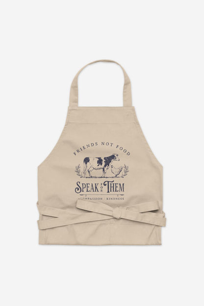 Friends Not Food - Organic cotton apron