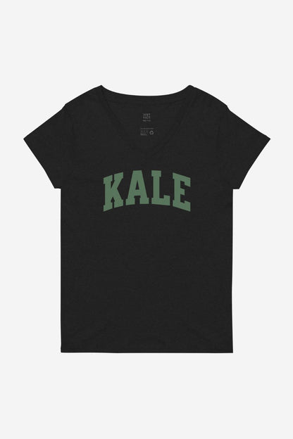 Kale - Women’s recycled v-neck t-shirt