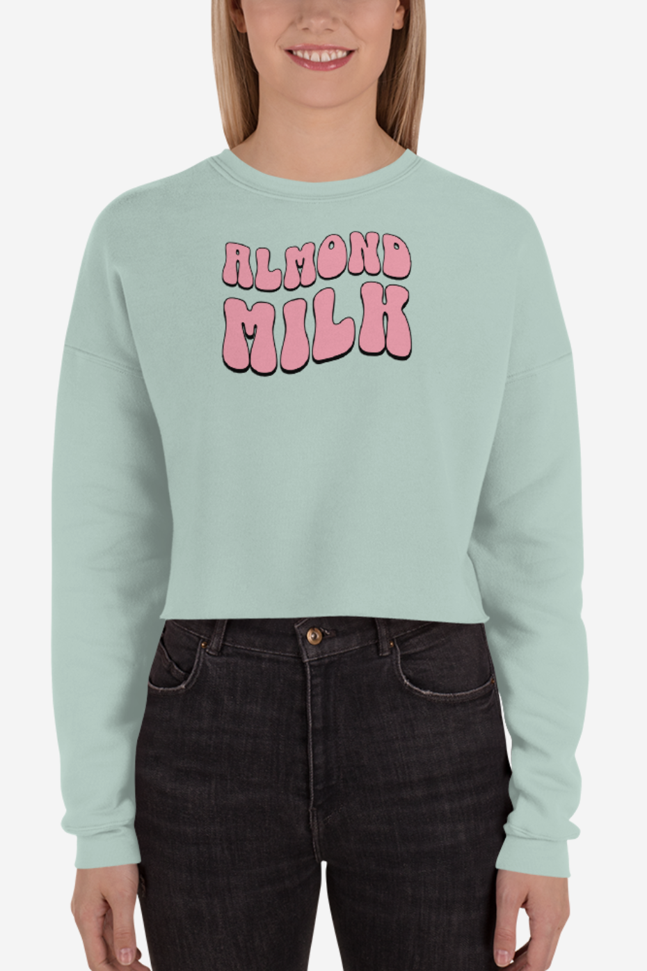 Almond Milk Crop Sweatshirt