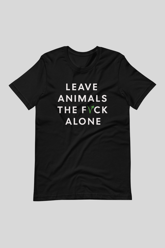 Leave Animals Alone -  Unisex Basic Softstyle T-Shirt