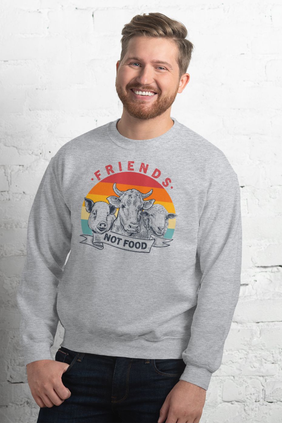 Friends Not Food - Unisex Sweatshirt