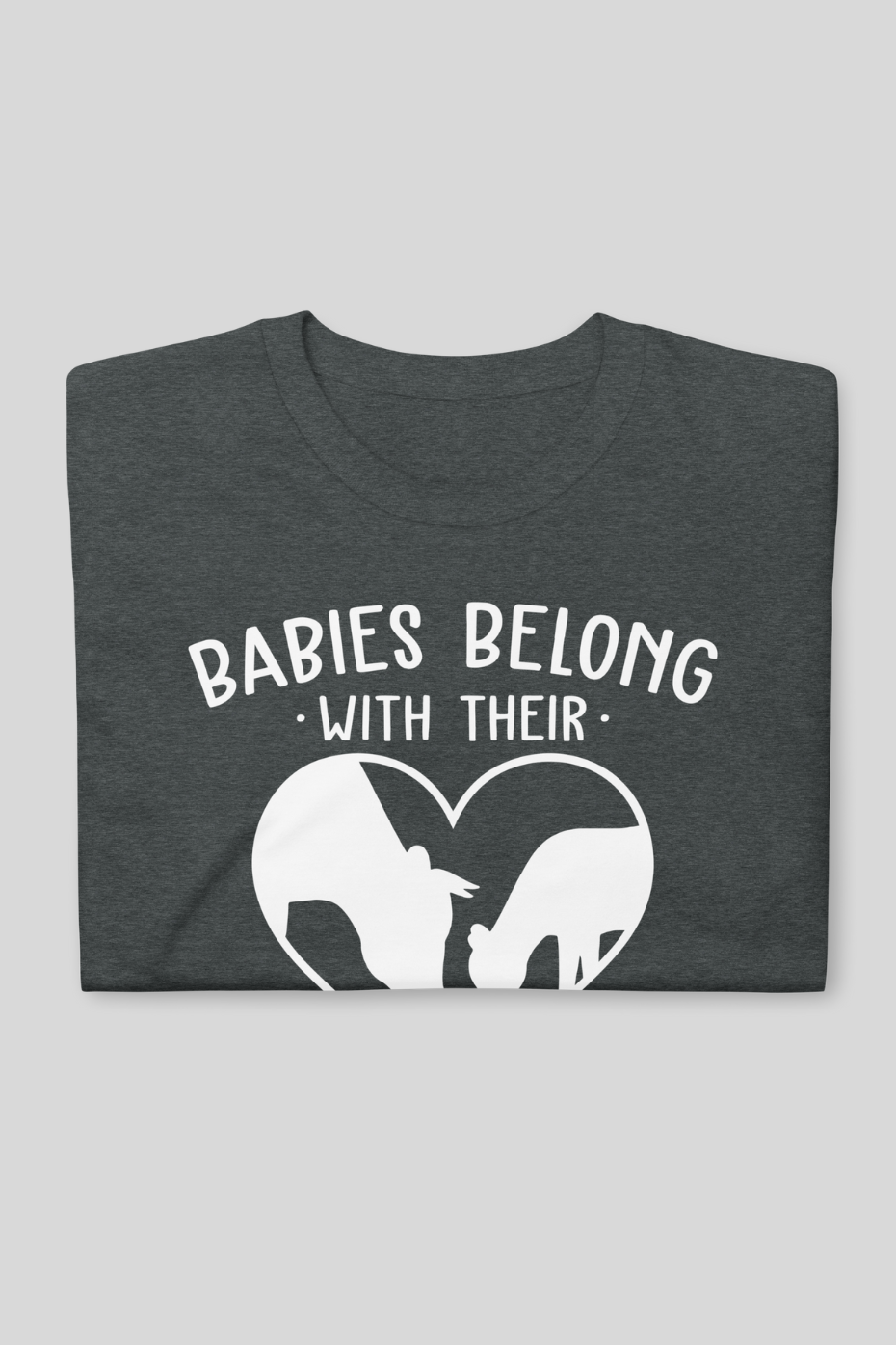 Babies Belong With Their Mothers Unisex Softstyle T-shirt