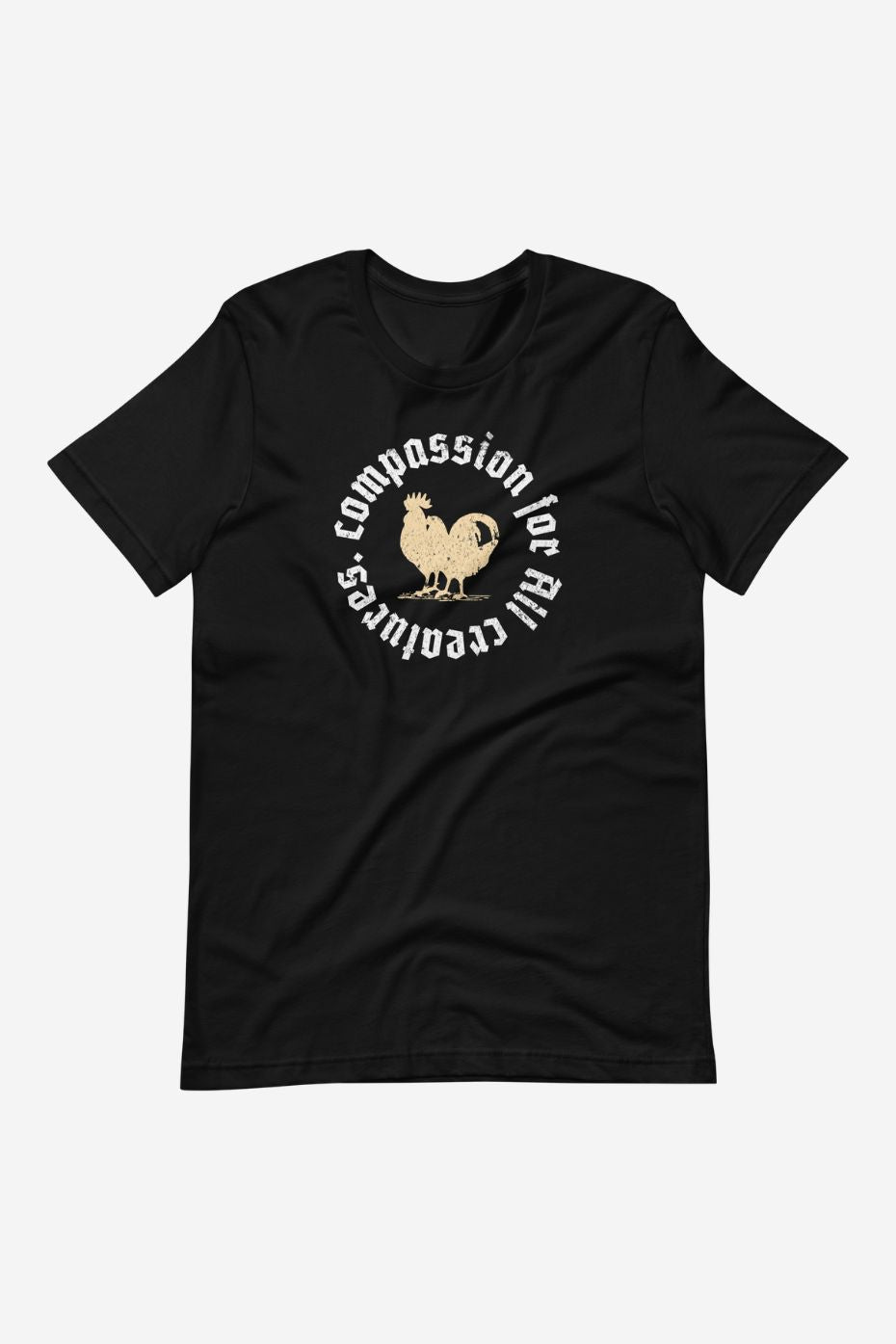 Compassion For All Creatures - Unisex vegan t-shirt