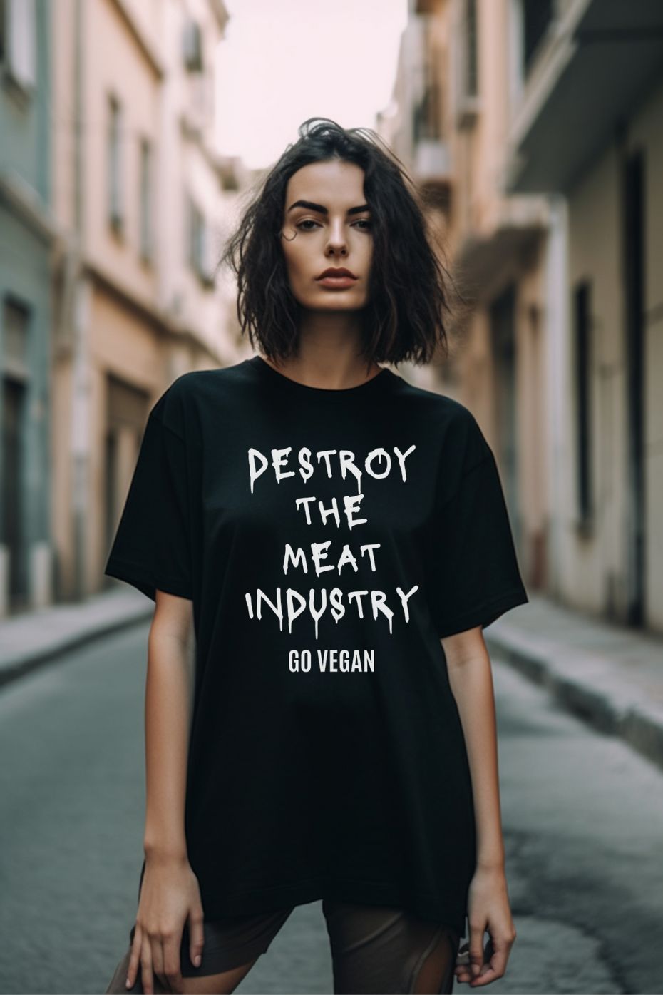 Destroy The Meat Industry Unisex Softstyle T-Shirt