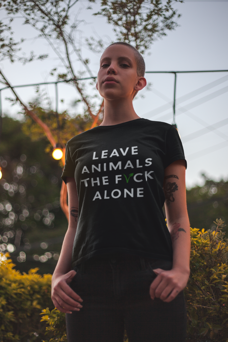 Leave Animals Alone Unisex Basic T-Shirt