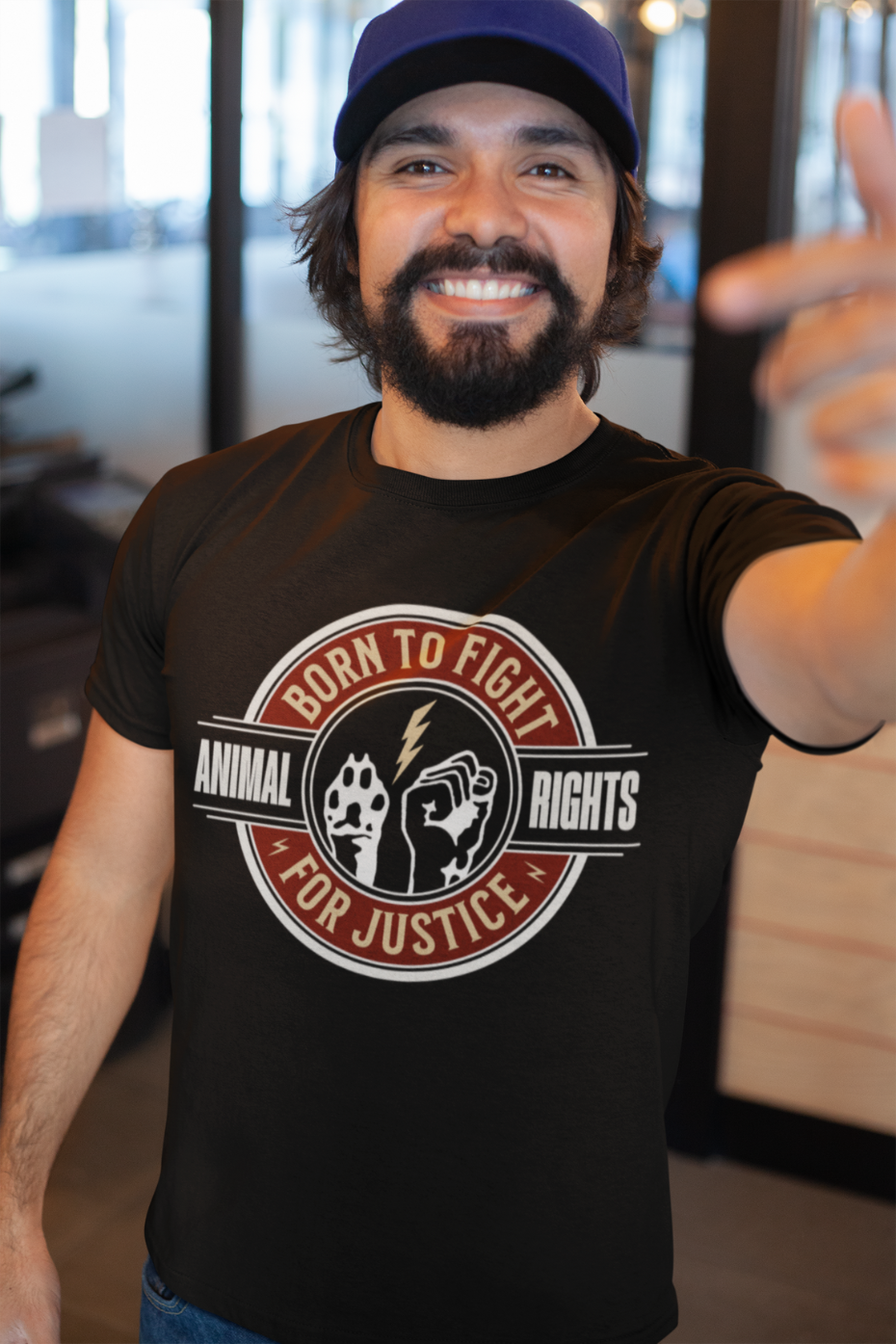 Born to Fight For Justice Unisex Basic T-Shirt