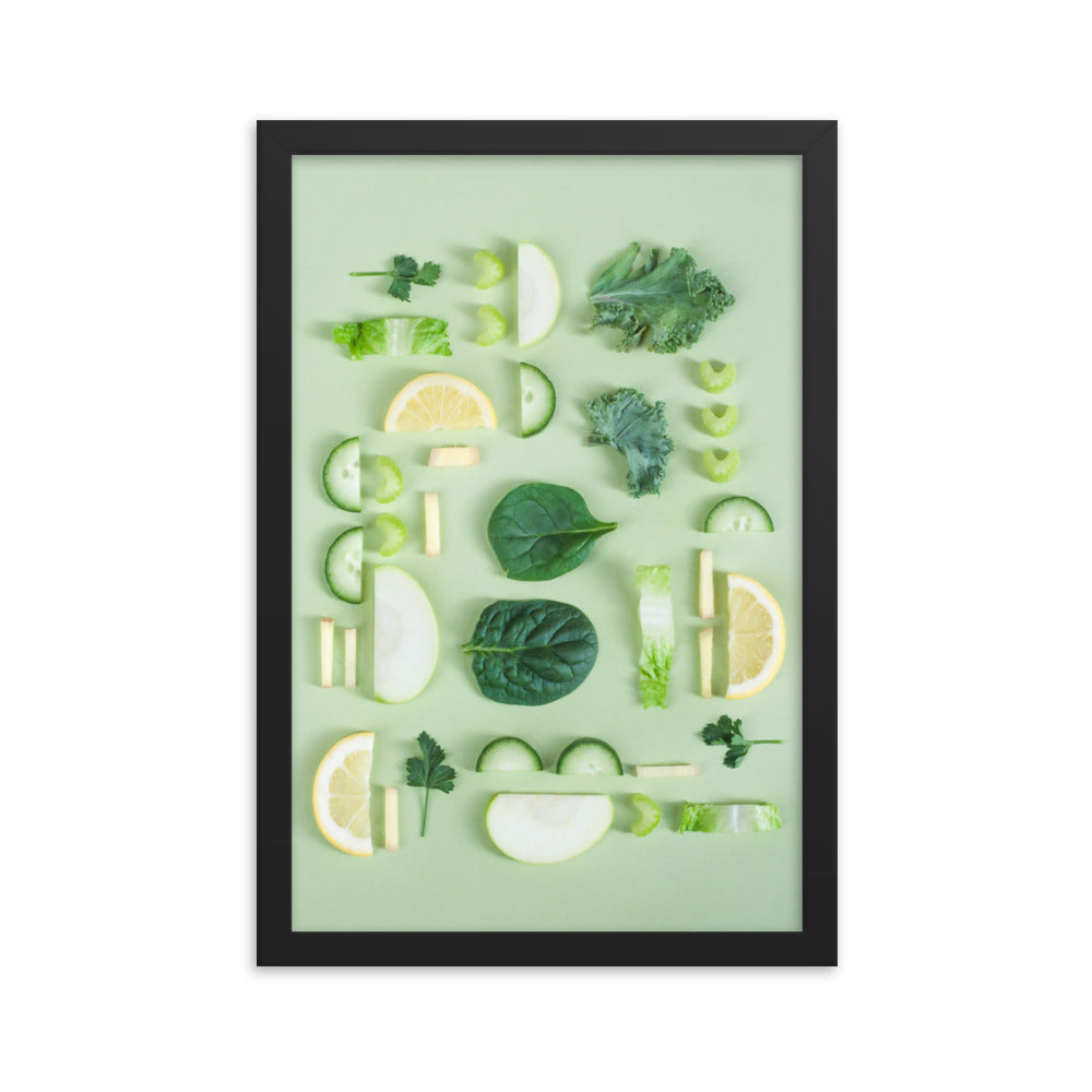 Green Life - Framed poster