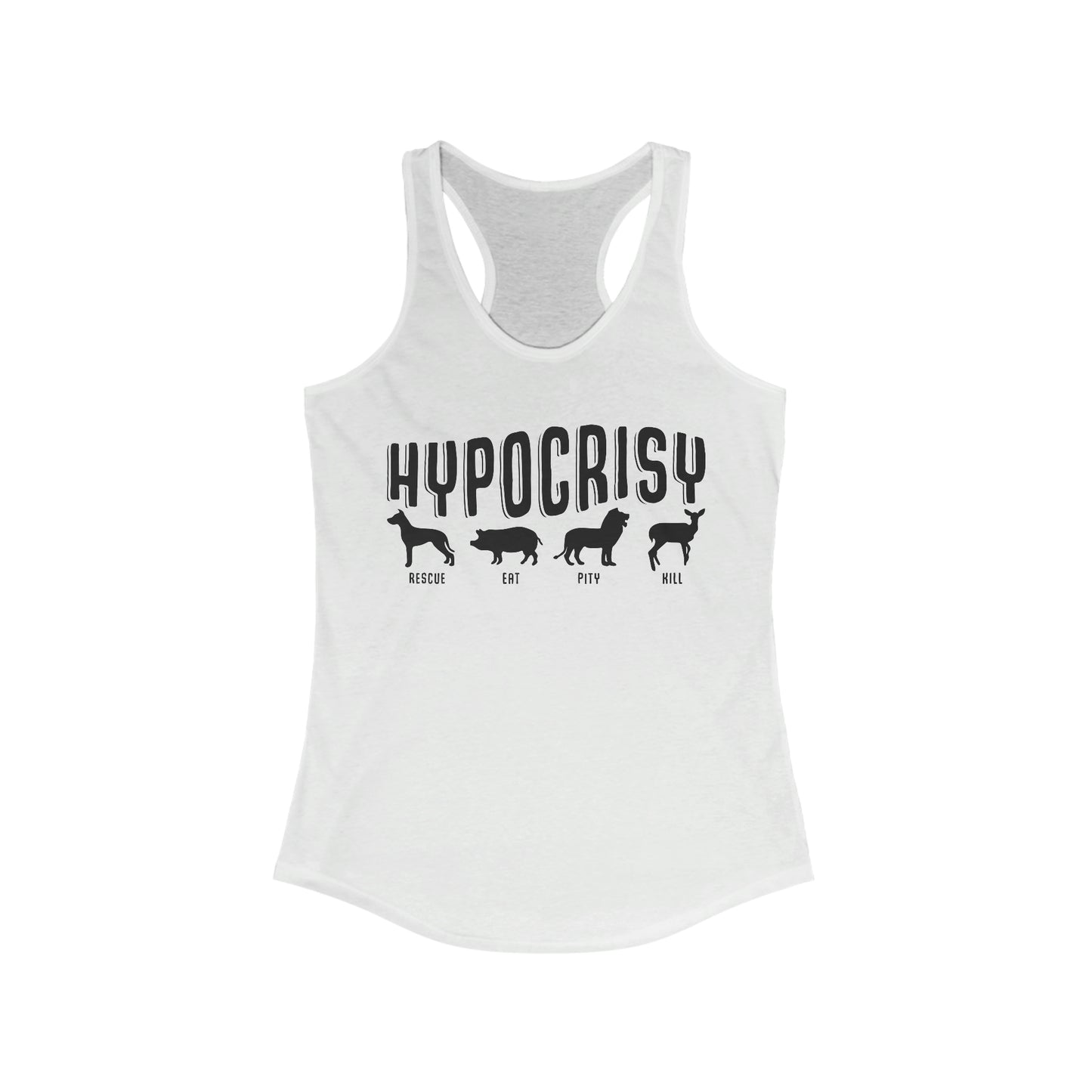 Hypocrisy - Women's Ideal Racerback Tank