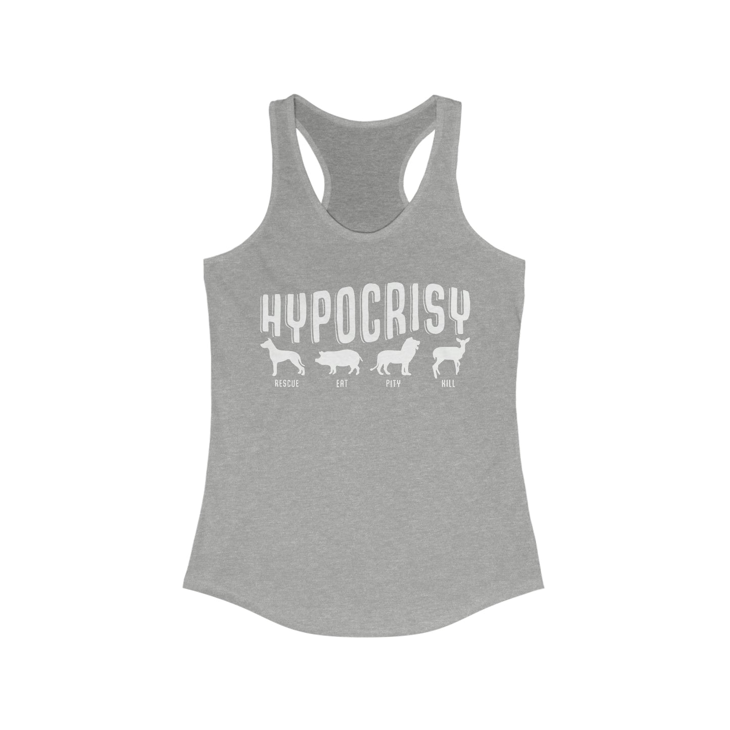 Hypocrisy - Women's Ideal Racerback Tank