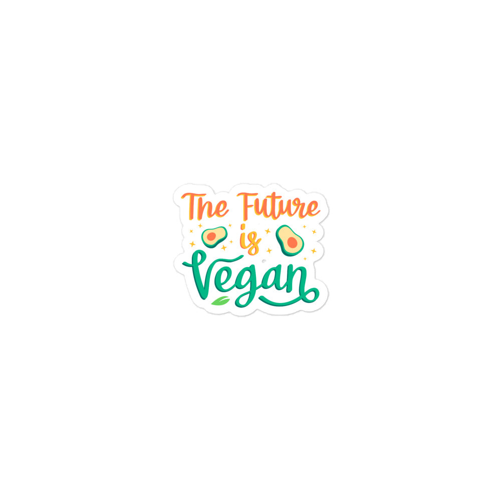 The Future Is Vegan - Bubble-free stickers