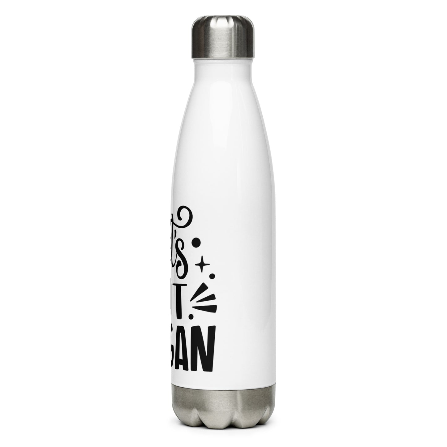 Let's Eat Vegan - Stainless Steel Water Bottle