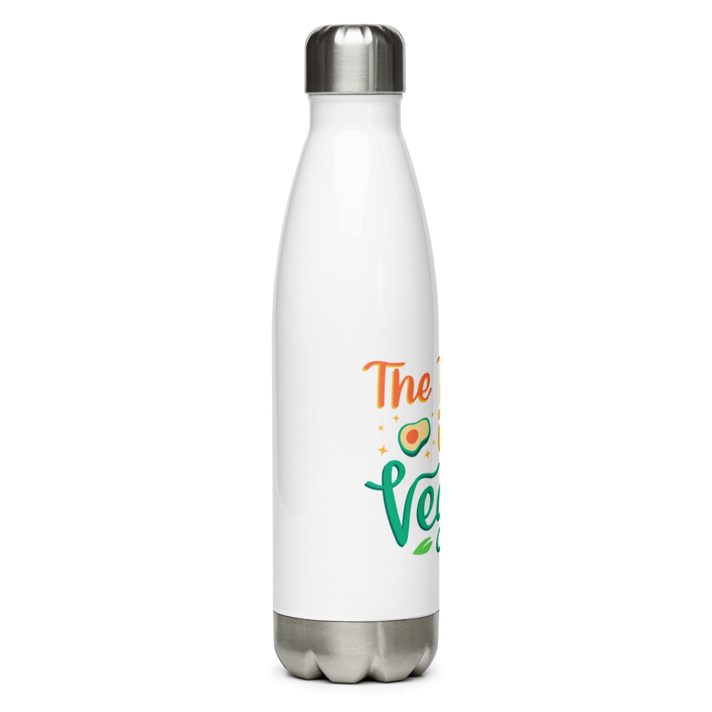 The Future Is Vegan - Stainless Steel Water Bottle