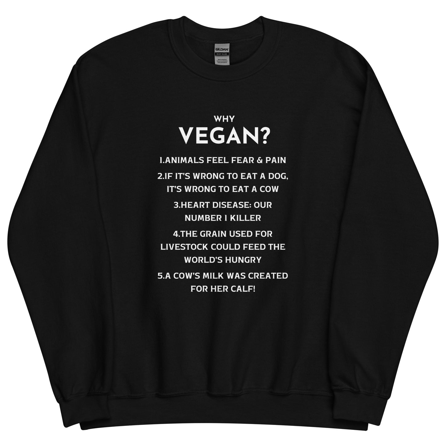 Why Vegan - Unisex Sweatshirt