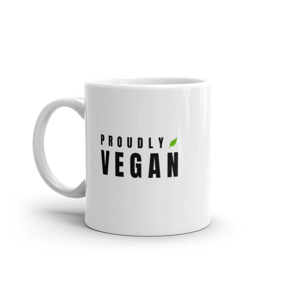 Proudly Vegan - Vegan Coffee Mug