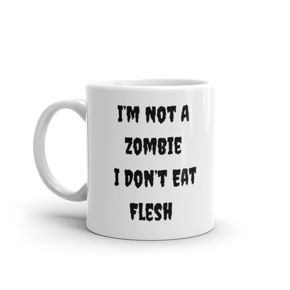 Not A Zombie - Vegan Coffee Mug
