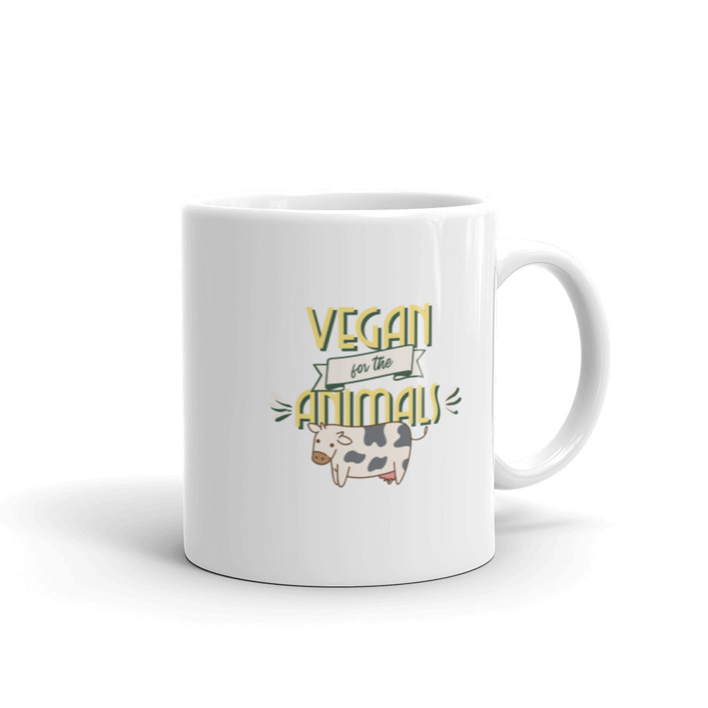 Vegan For The Animals - Vegan Coffee Mug