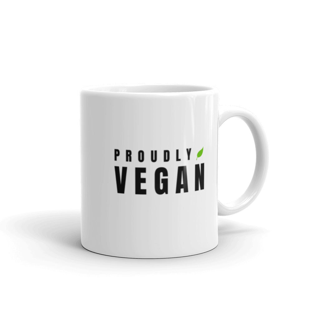 Proudly Vegan - Vegan Coffee Mug