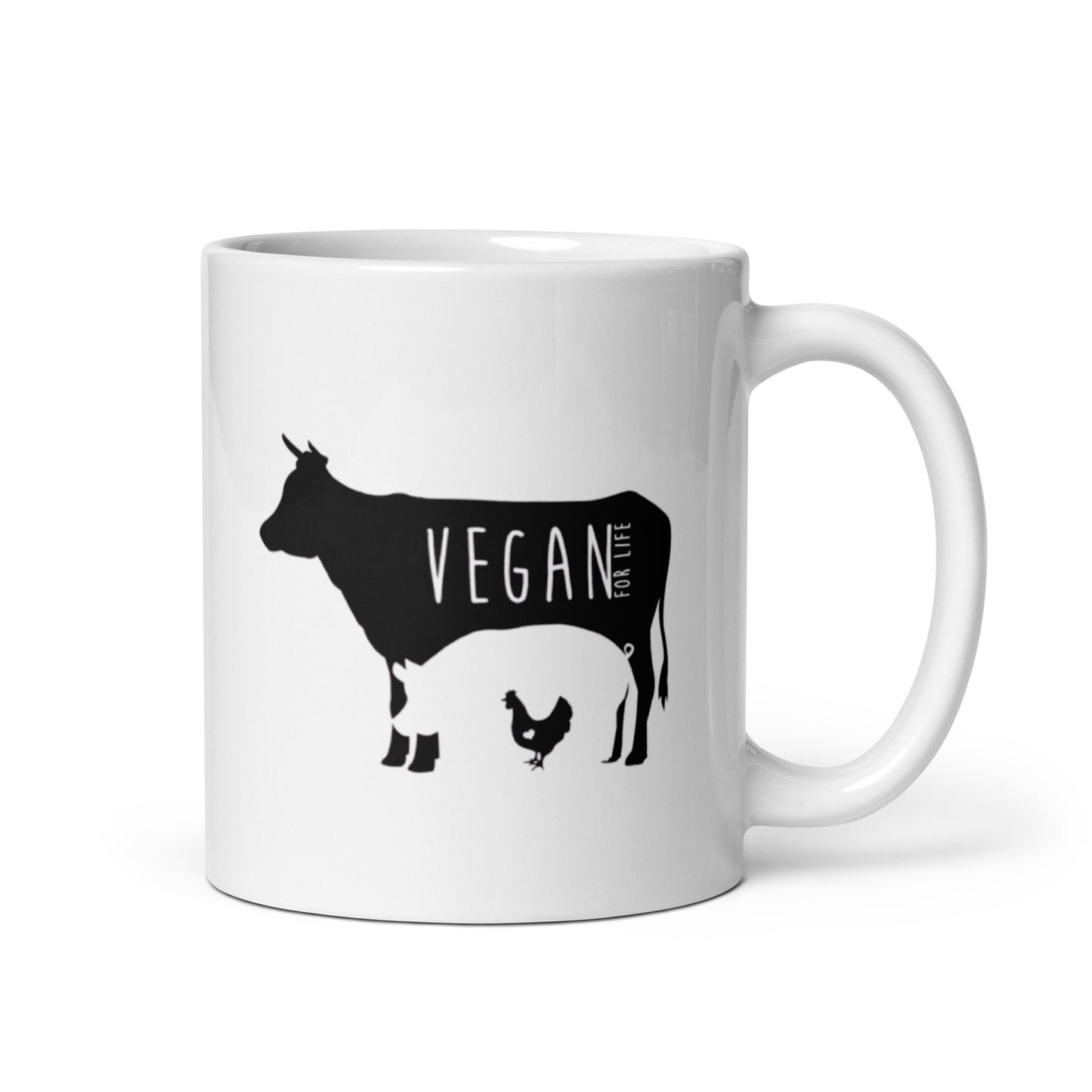 Vegan For Life- Vegan Coffee Mug